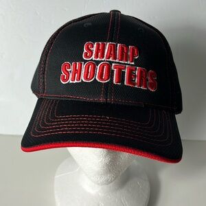 Gymshark Sharp Shooters Black / Red Embroidered Logo Cap Men’s Adjustable Size